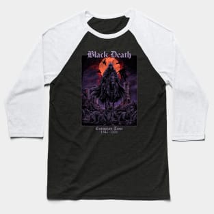 Black Death European Tour Baseball T-Shirt